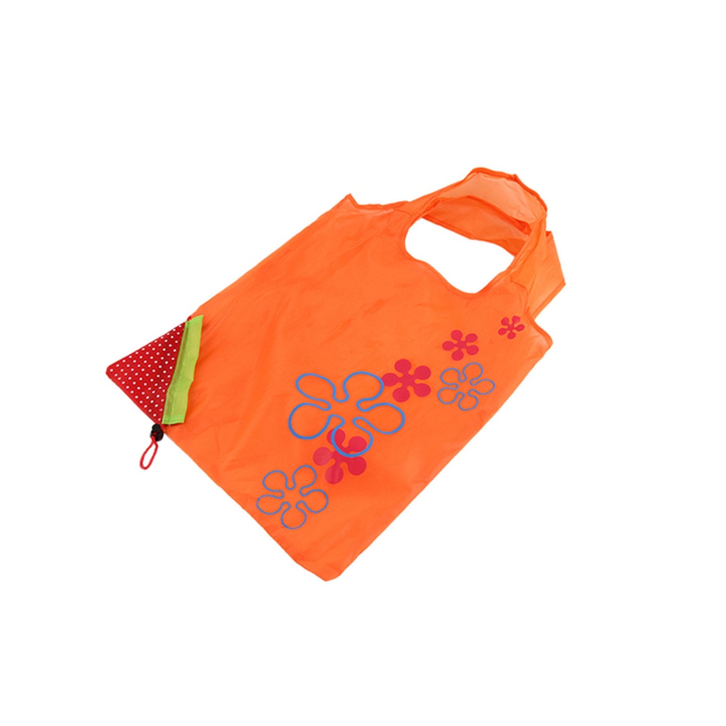 Foldable Expandable Strawberry Shopping Carrier Bag 37 x 35cm Assorted Colours 1113