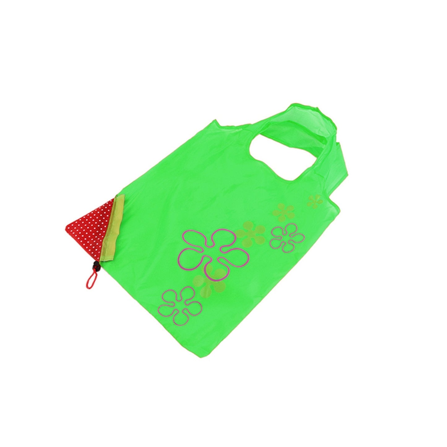 Foldable Expandable Strawberry Shopping Carrier Bag 37 x 35cm Assorted Colours 1113