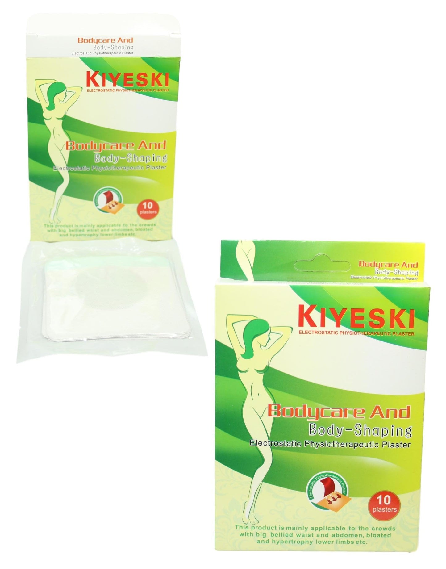 Kiyeski Body Care And Shaping Electrostatic Plaster Includes 10 Plasters 5393