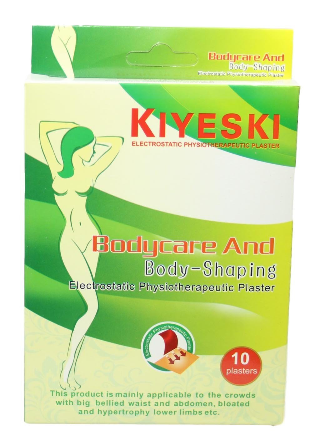 Kiyeski Body Care And Shaping Electrostatic Plaster Includes 10 Plasters 5393