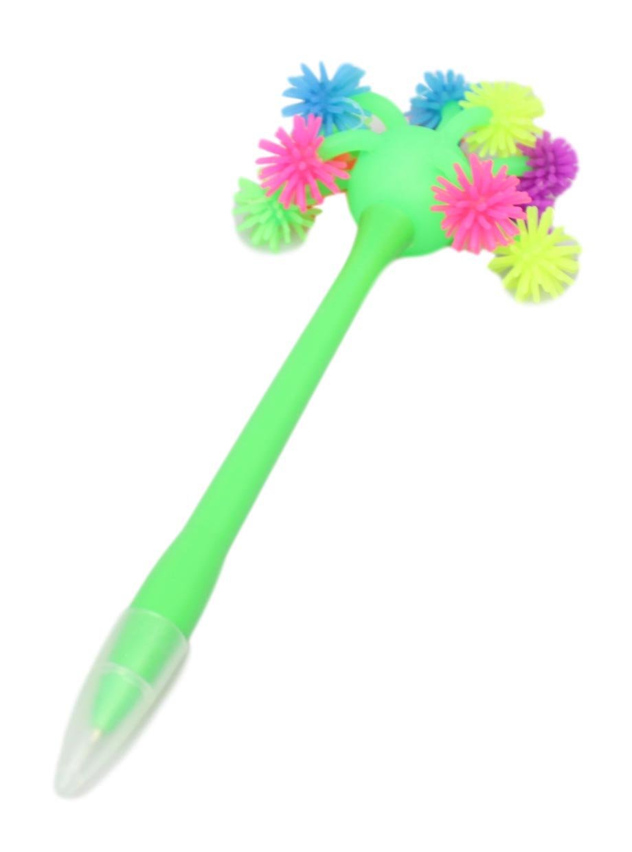 Fun Soft Stationery Pen With Balls 18 Cm Assorted Colours