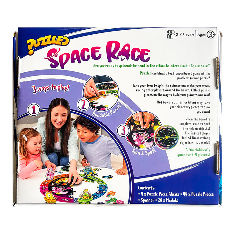 Space Race Super Puzzle Board Game
