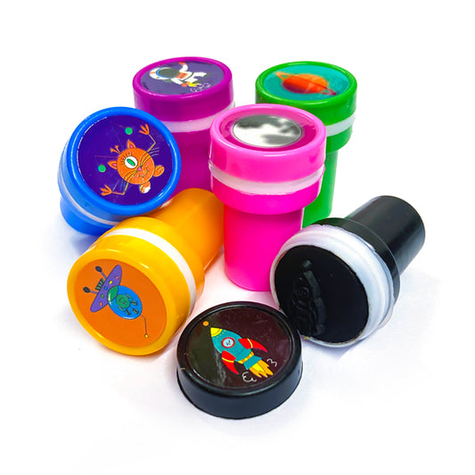 Space Mini Ink Stampers x 6