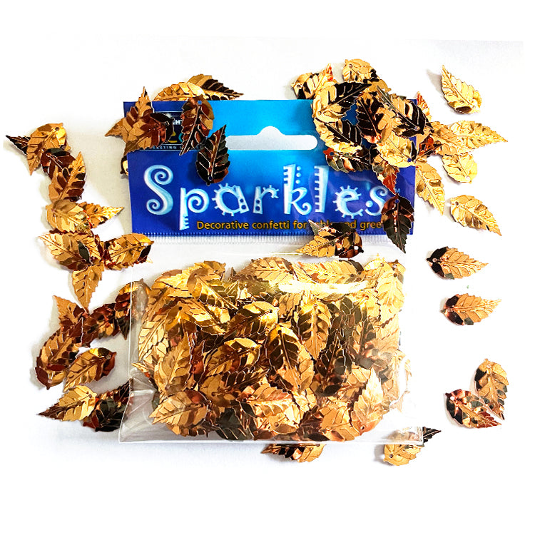 Foil Leaves Confetti Sprinkles
