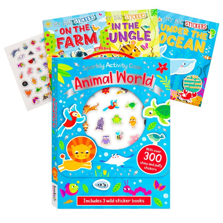 Animal World Sparkly Activity Case