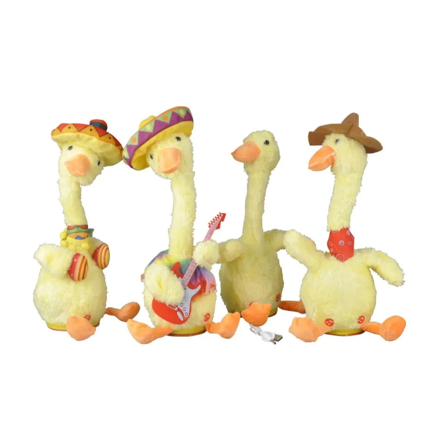 Singing Duck Toy Smart Dancing Duck for Kids T881 Bonkers Bargains