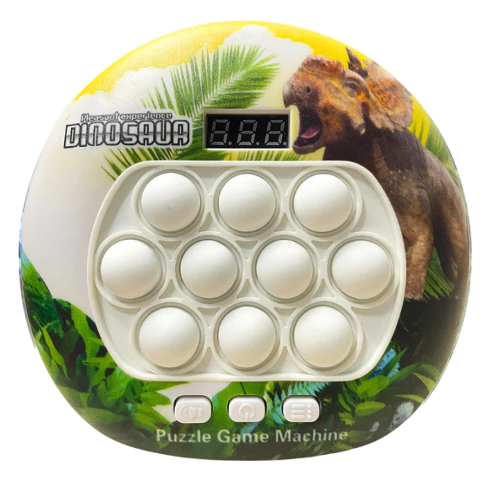 Dinosaur Style Quick Pop Push Electric Handheld Game - 4 Designs