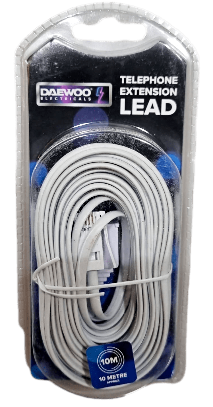 Home Office Telephone Extension Lead 10 Metre 1019