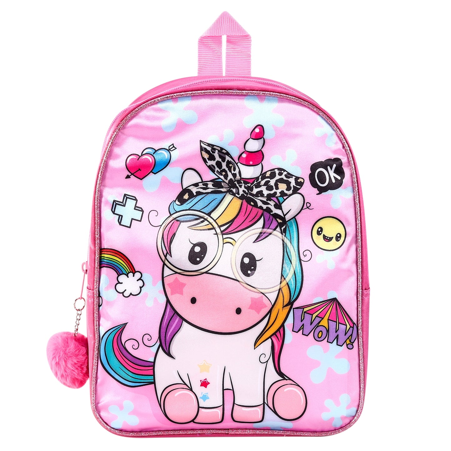 Unicorn Style Backpack Kids Premium Standard Rucksack with Zip & Adjustable Straps