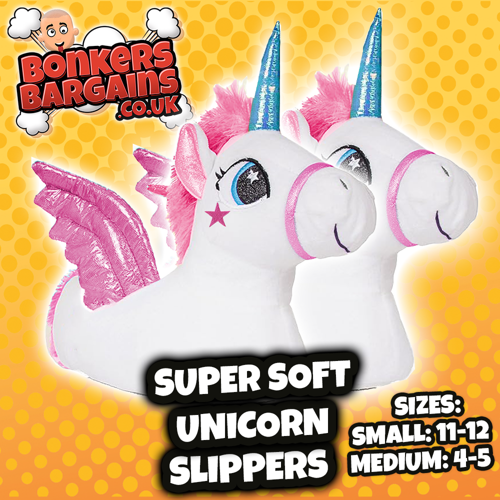 Super Soft Unicorn Slippers