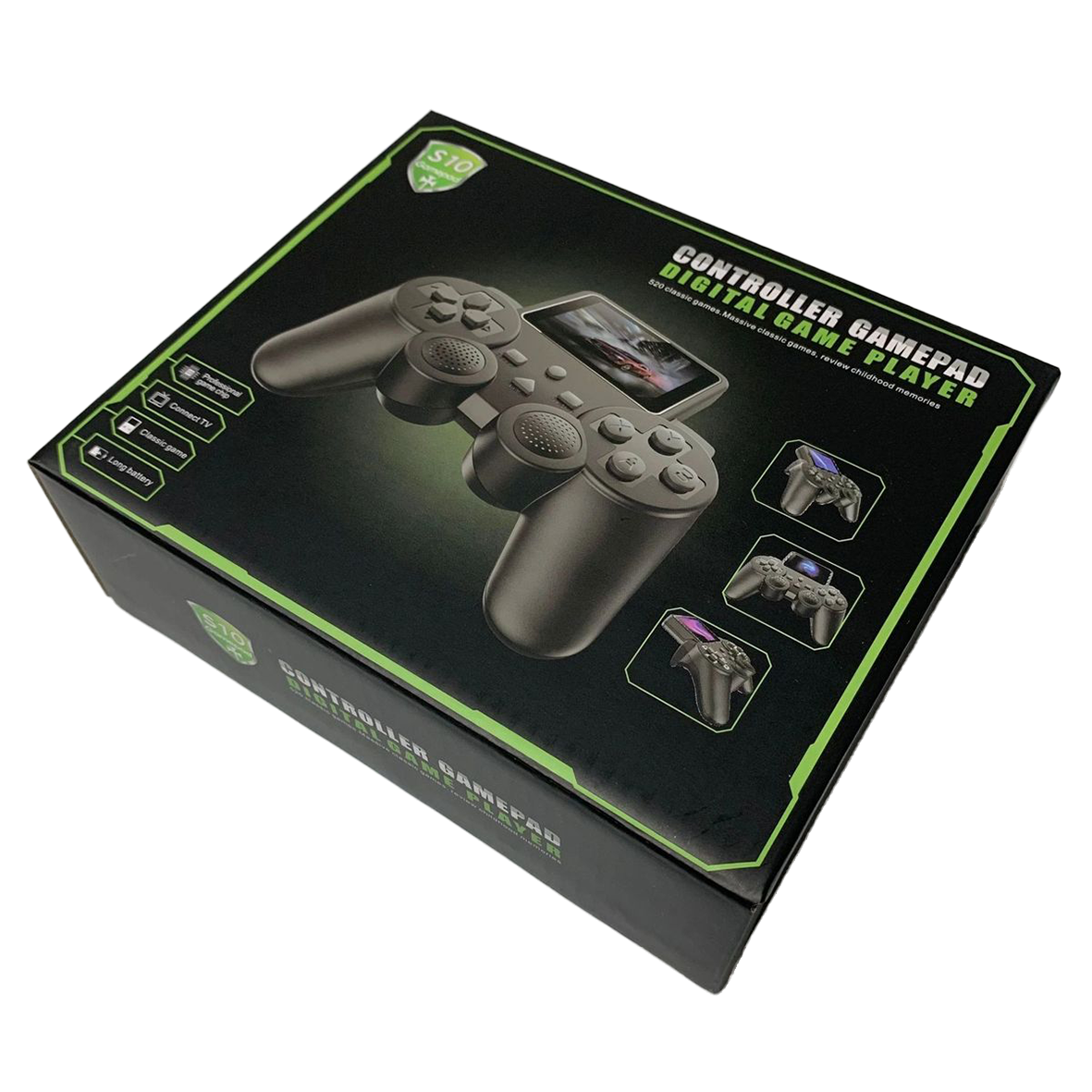 Handheld Game Console, with 520 Classic Games, Portable Retro Controller Gamepad Digital Game Player - S10 Model