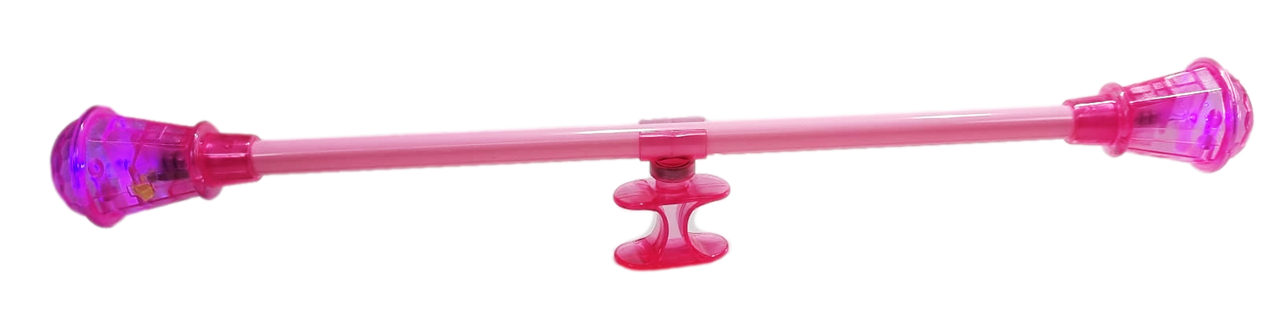 Plastic Children's Twirling Baton with Flashing Lights Assorted Colours 216