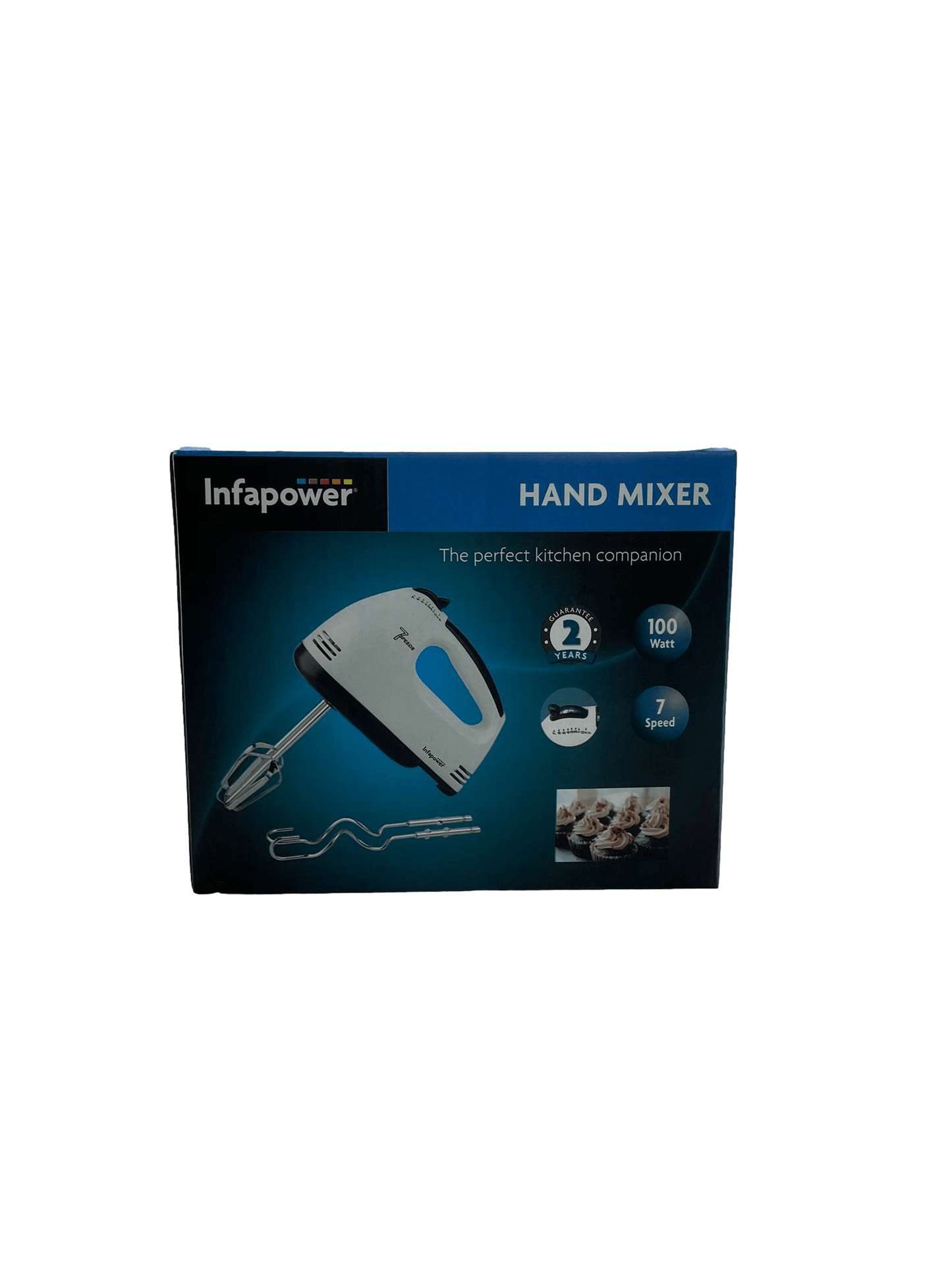Infapower 7 Speed Hand Mixer 100w Model NO. X101