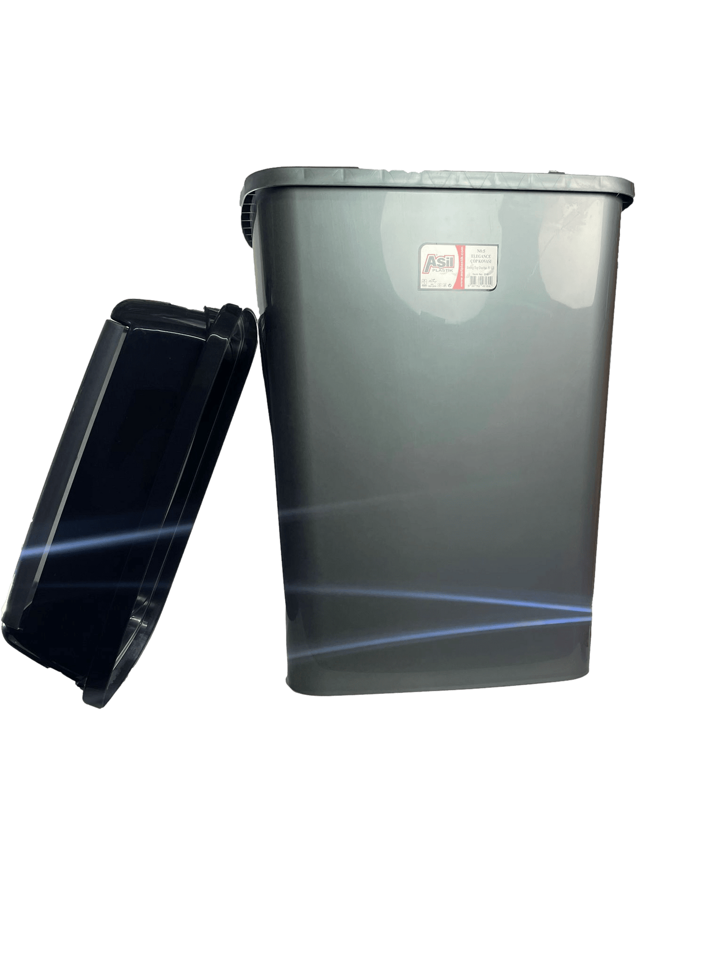 Plastic Swing Bin 50 Litre 30 x 39 x 63 cm UP122 / BB50