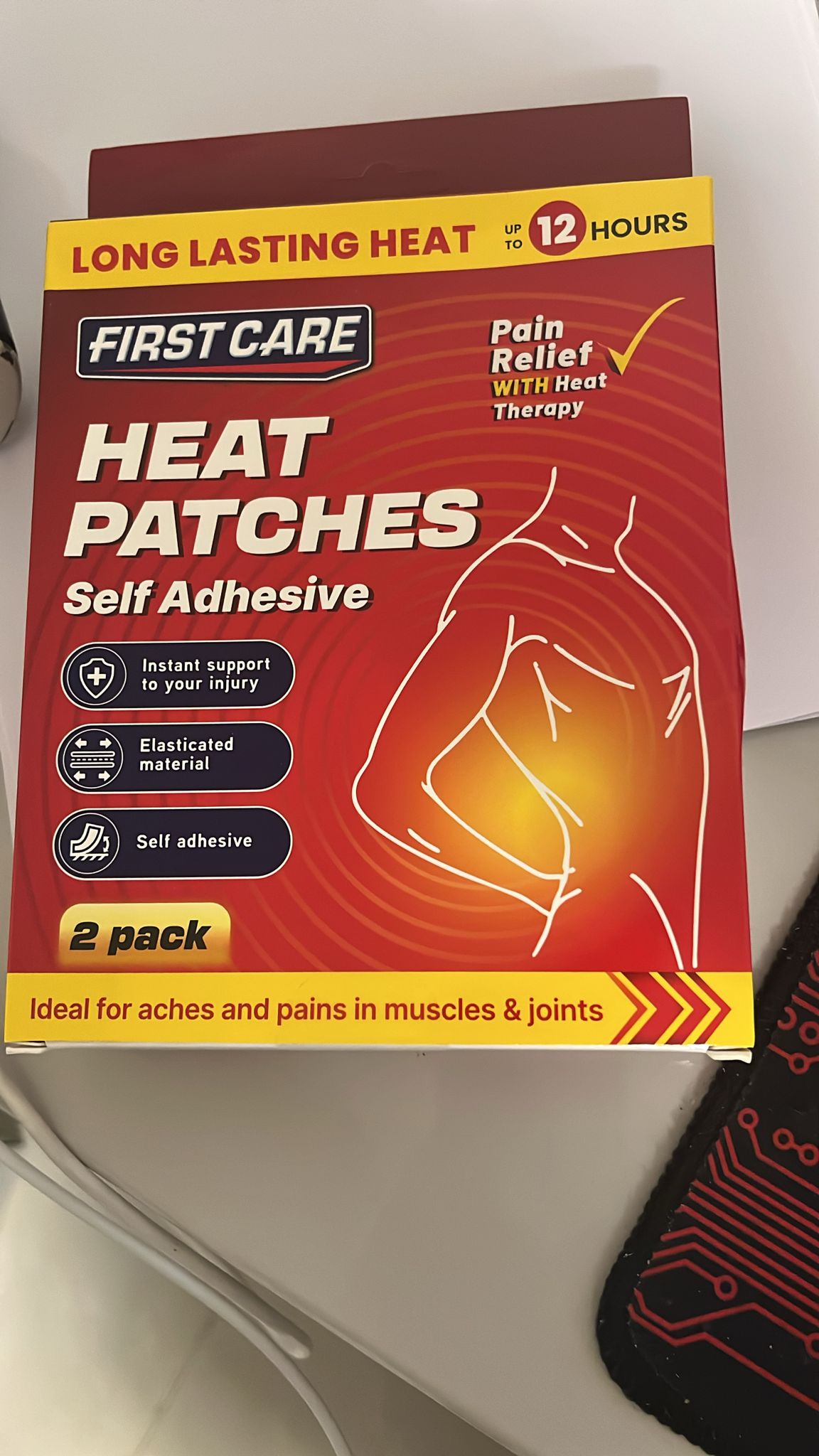 Iigeurope Self Adhesive Heat Patches Pack Of 2