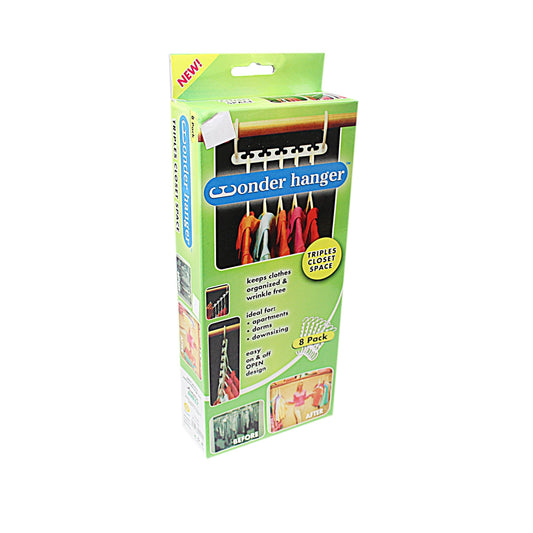 Wonder Hanger Space Saver Hanger Rack Pack of 8 4999