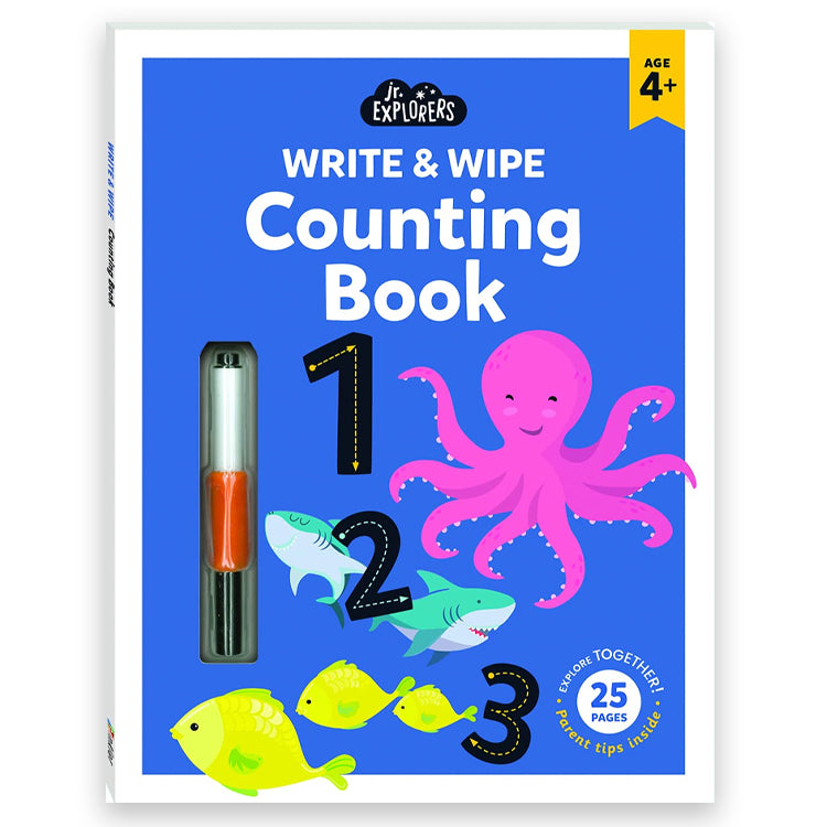 Counting Write And Wipe Activity Book