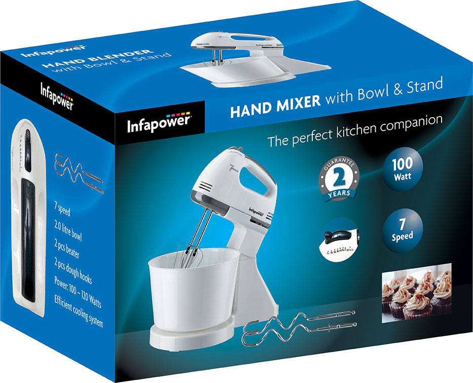 Infapower’s 7 Speed Electric Stand Hand Mixer X102