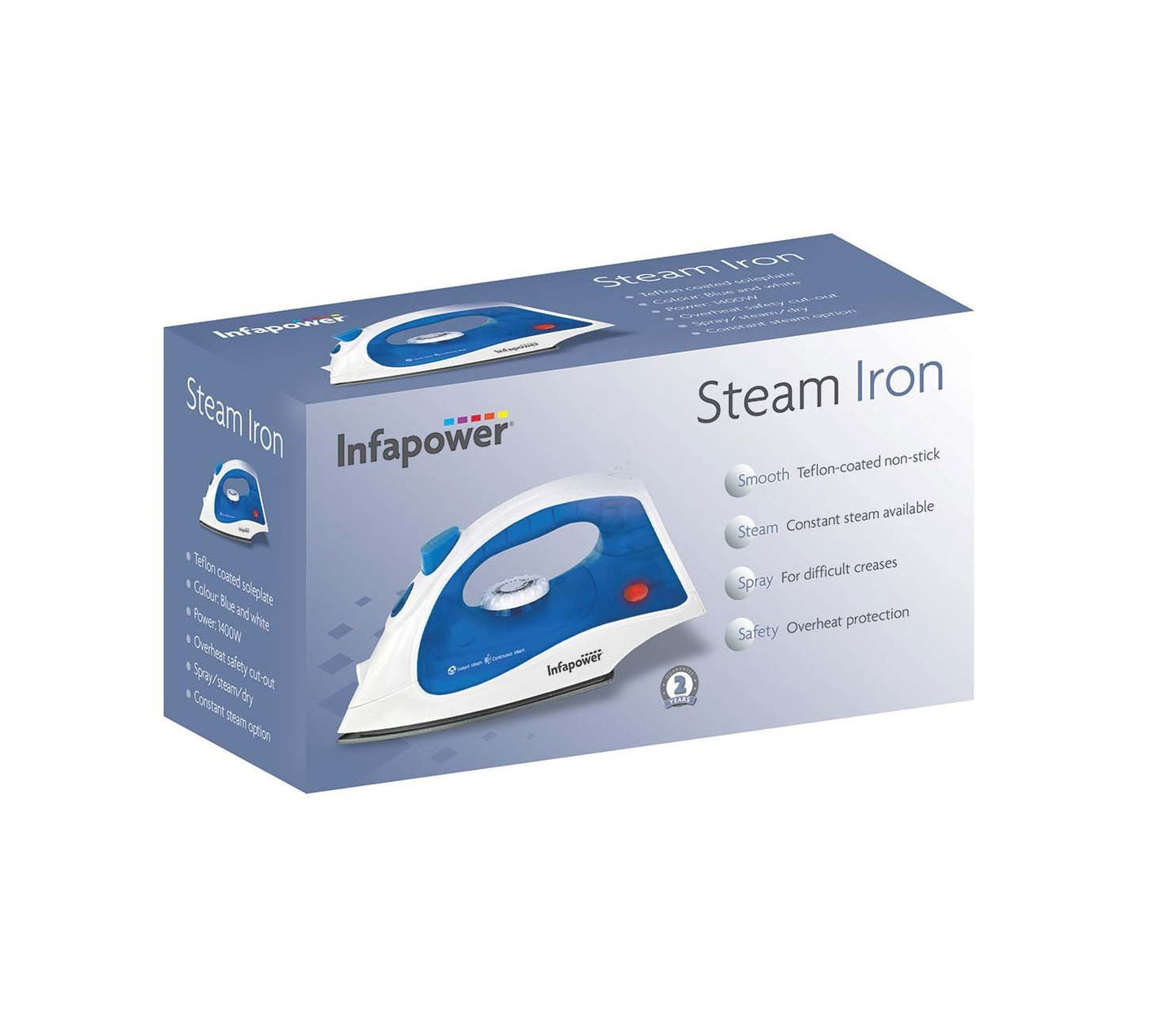 Infapower Dry / Steam Iron 1400W X601 A