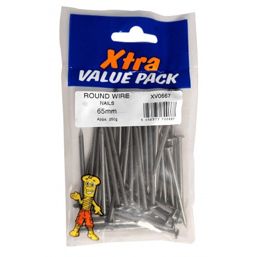 Round Wire Nails 65mm Approx. 250g 0667