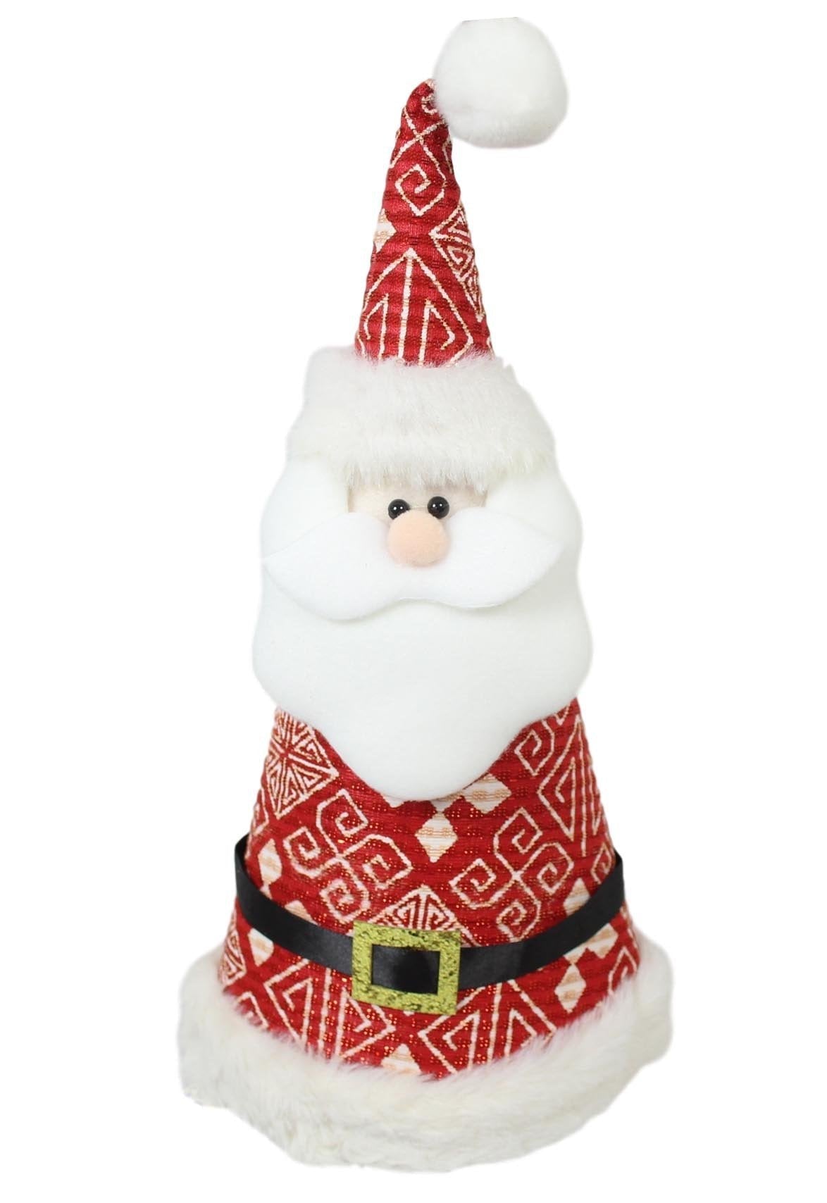 Christmas Santa Cone Decoration 30 cm Assorted Designs 5439