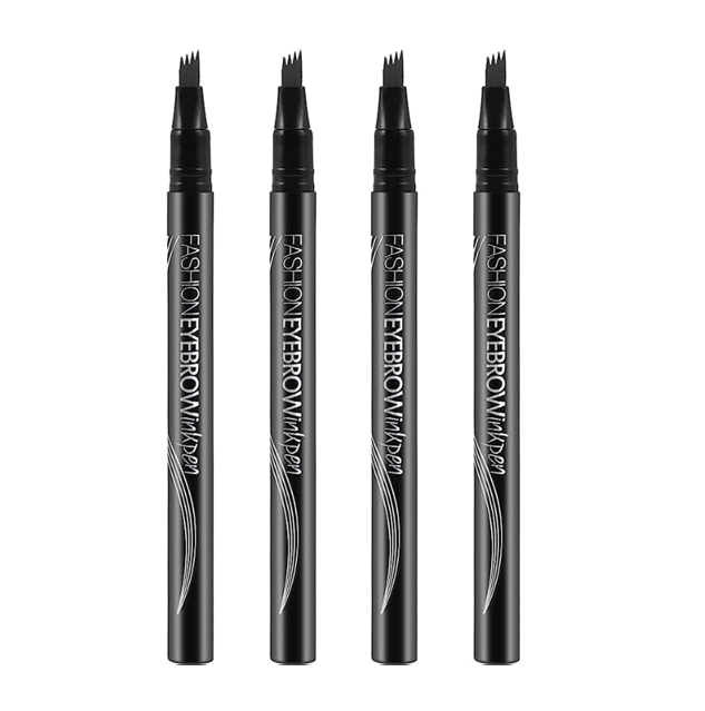Yabaolian Eyebrow Tattoo Ink Pen 4 Point Tip Box of 24 Y6005