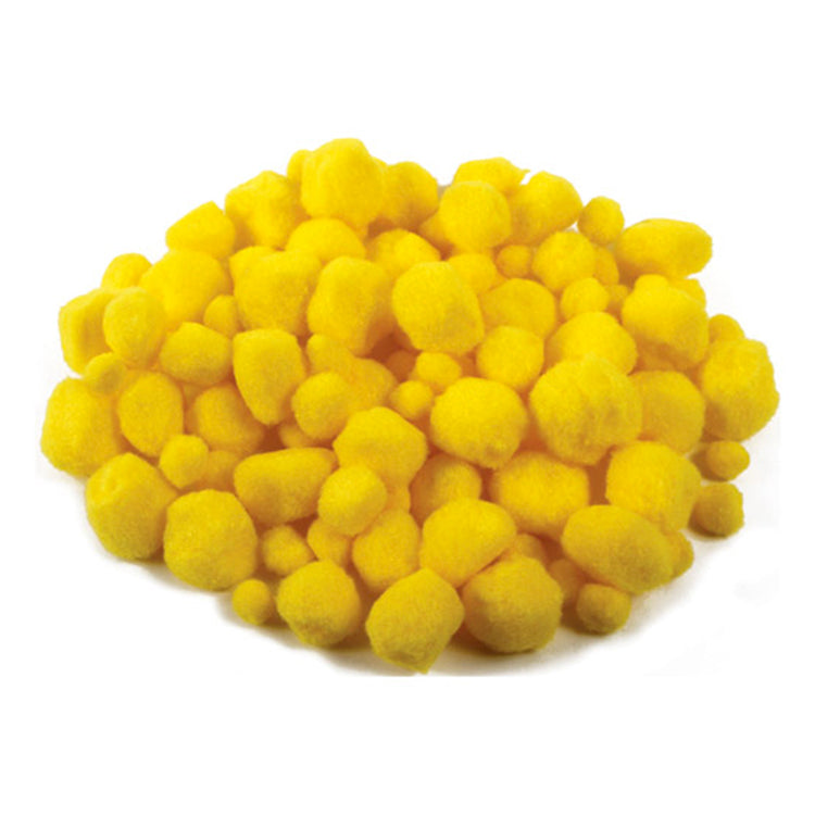 Mega Value Yellow Pom Poms Pack ( 100pcs )