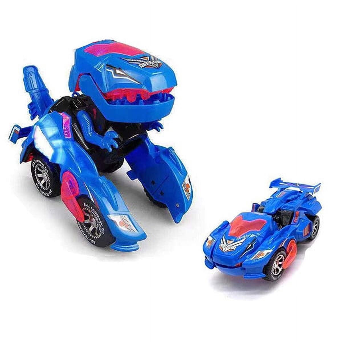 Dinosaur Transforming CarTransforming Dinosaur Deformation Robot with Lights &