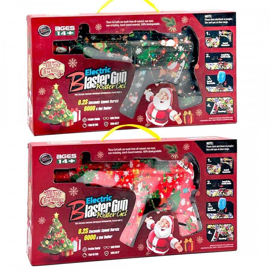 Christmas Theme Smg Gel Blaster Rechargeable