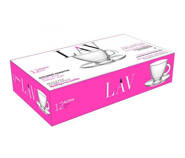 Roma Coffee Cup Glasses 225cc Set of 12 ROMAS5