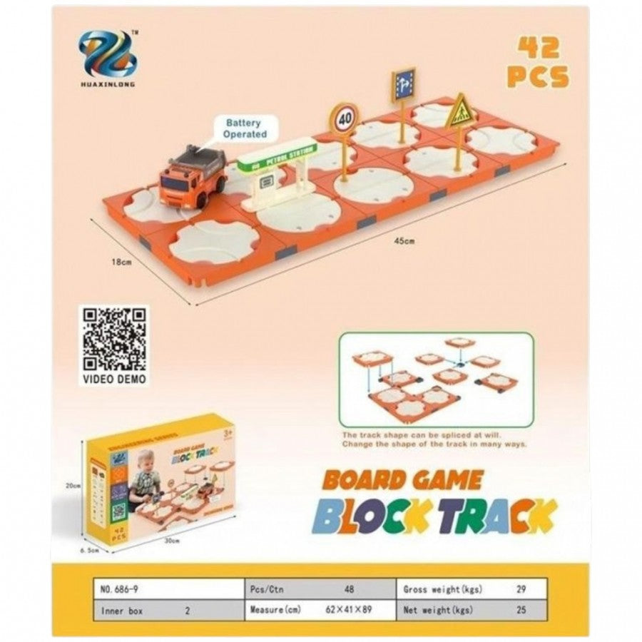Board Game Block Engineering Track 42Pcs