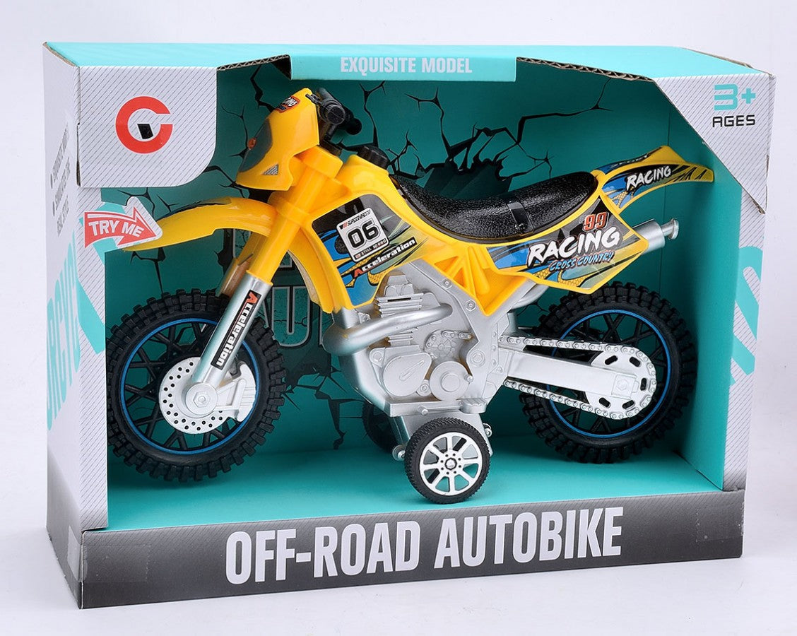 Toy Motorcycle Cross Light Sound Off Road Autobike