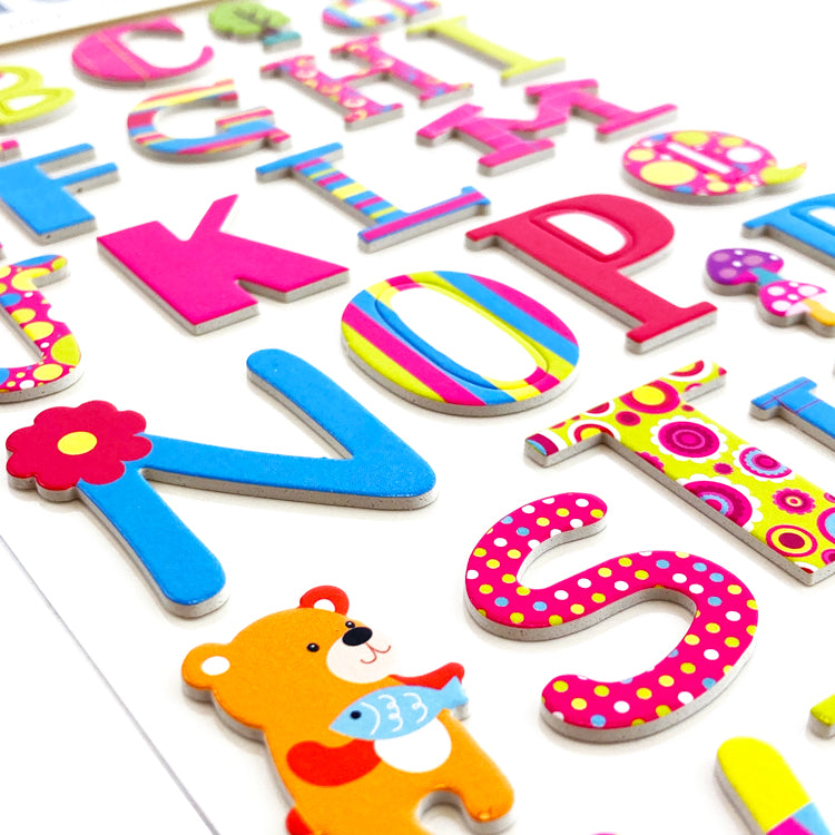 Groovy Letters Die Cut Jumbo Sticker Pack