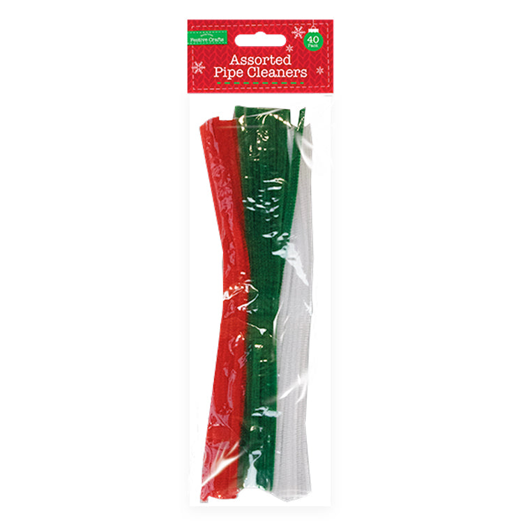 Xmas Craft Chinelle Stems x 40