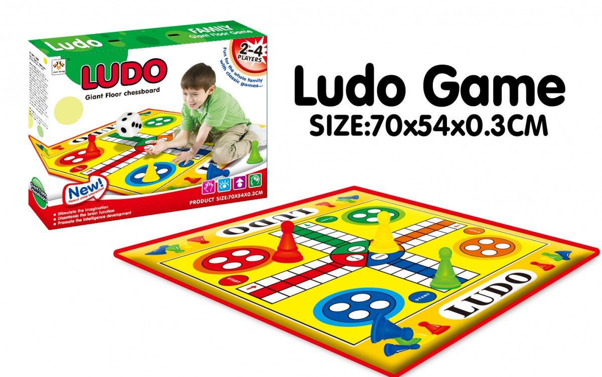 Ludo Floor Board Game 70X54X0.3Cm