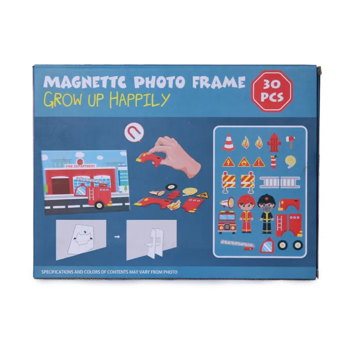 Magnetic Fire Department Photo Frame