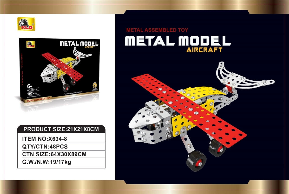 Metal Model Aircraft (192 Pcs)