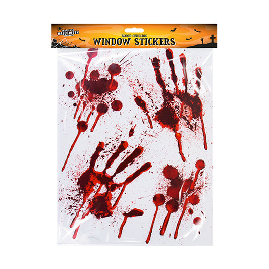 Blood Hands Jumbo Window Sticker Pack