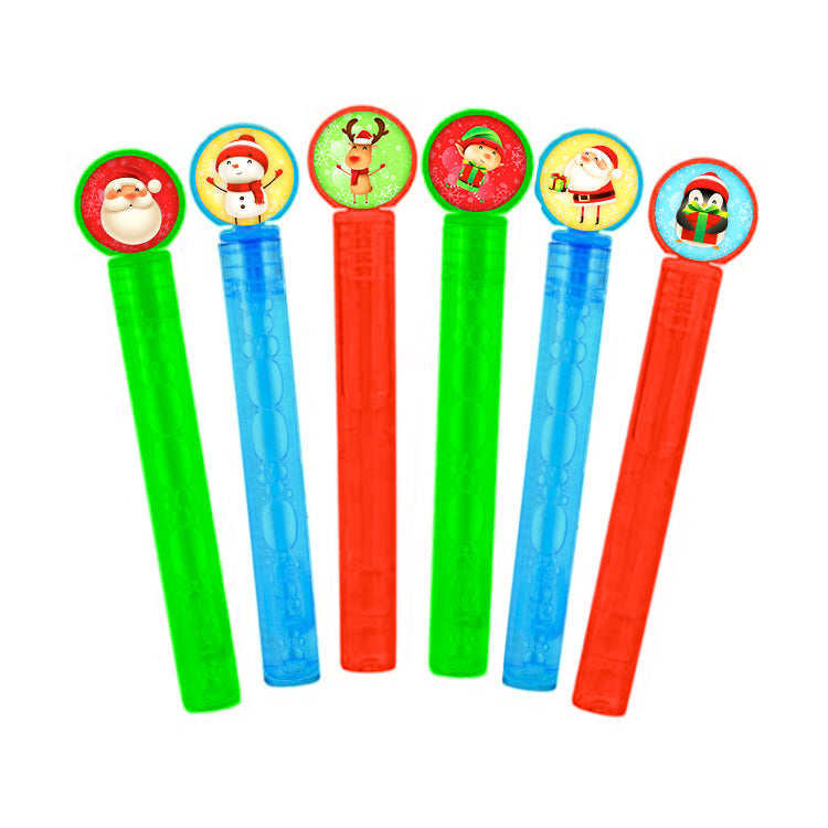 Xmas Bubble Tubes x 12