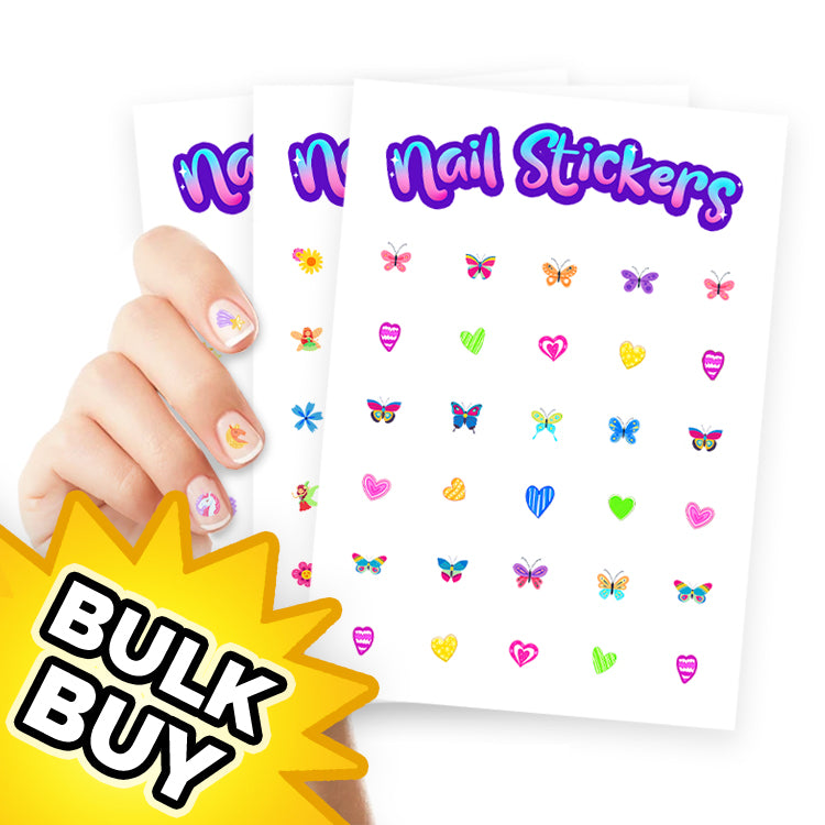 Pretty Nail Art Sticker Sheets x36 (BULK BUY)