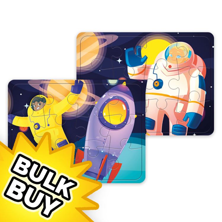 Space Mini Jigsaw Puzzles x72 (BULK BUY)