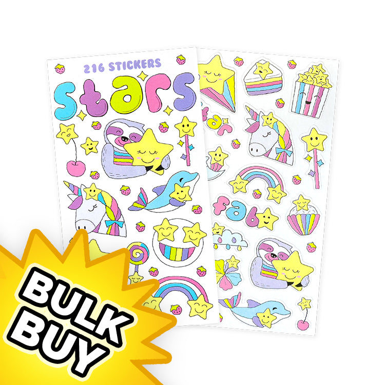 Stars Mini Sticker Book x12 ( BULK BUY)