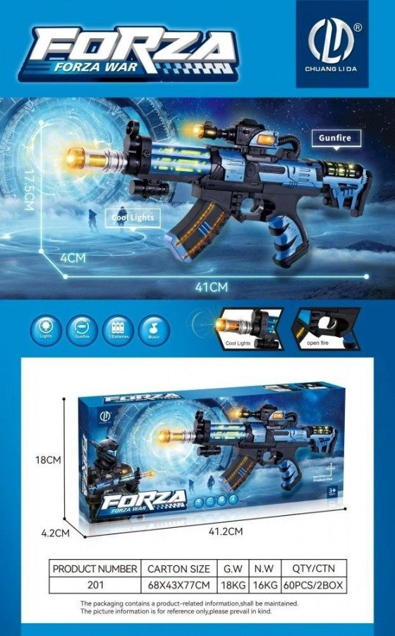 Forza Light Up Smg Gun
