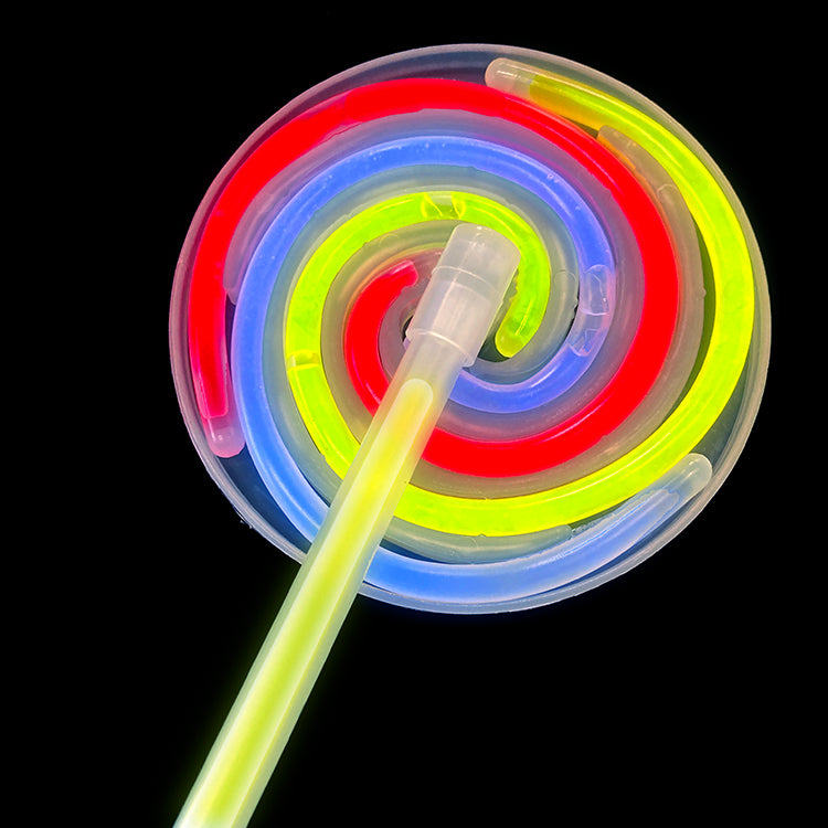 Lollypop Glow In The Dark Wands x 12 ( BULK BUY )