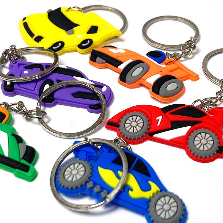 Hot Rod Racer Keyring