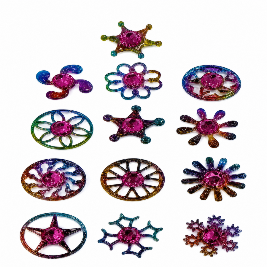 Purple Chamelion Spinner Metal