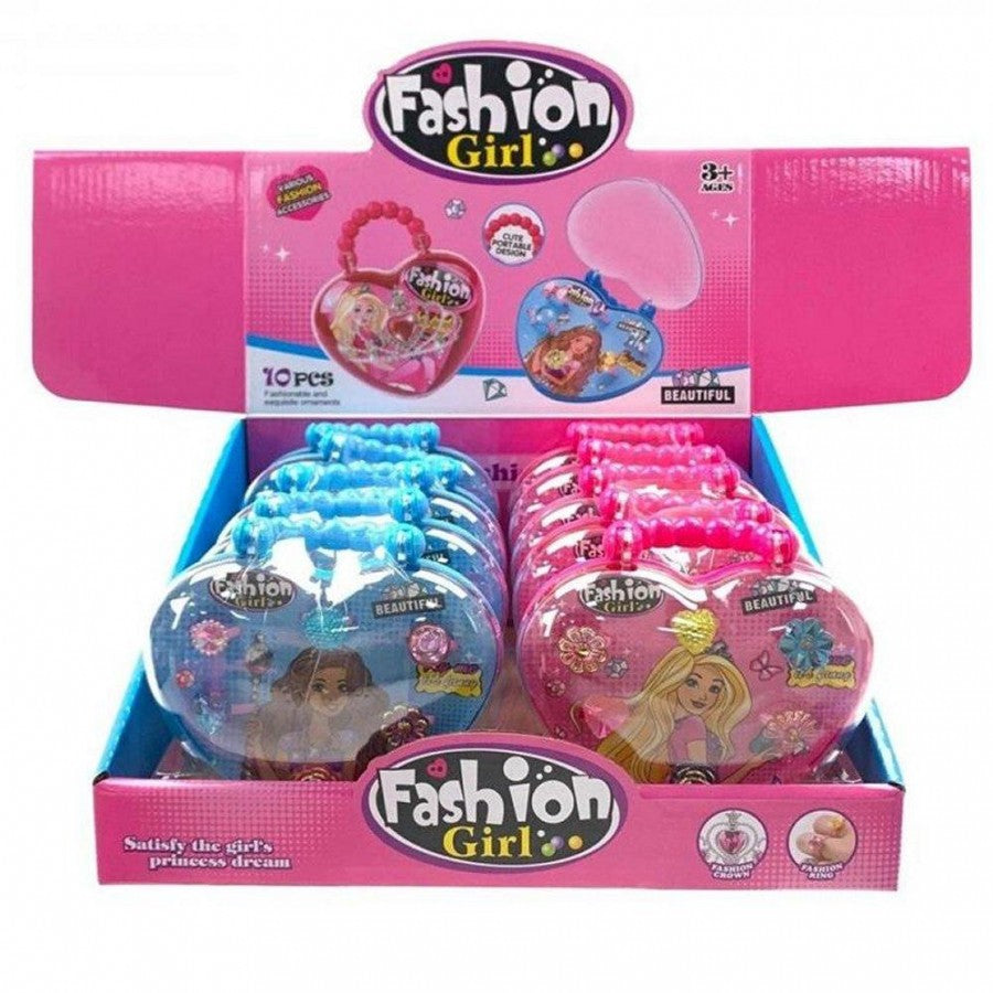 Fashion Girl Fashionable &Amp; Exquisite Ornament Carry Case (Box Of 10)