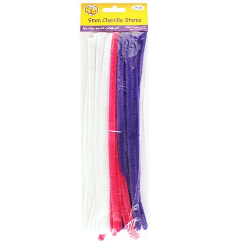 Fairy Princess Assortment 24pk Chenille Stems