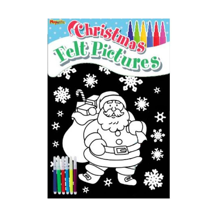Xmas Velvet Colouring Kit