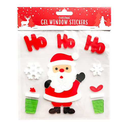 Santa Window Gel Sticker